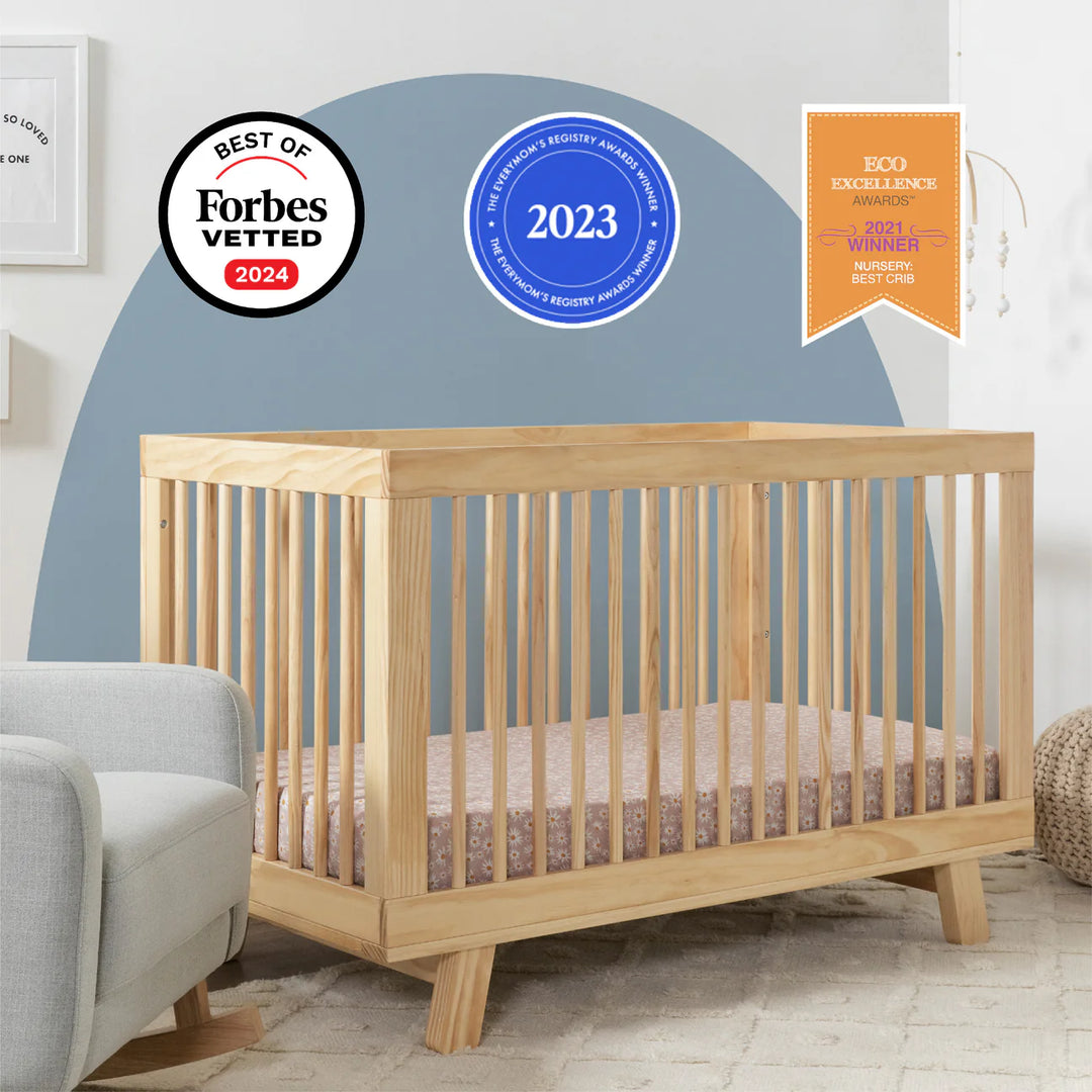 Babyletto Hudson 3-in-1 Crib w/toddler rail