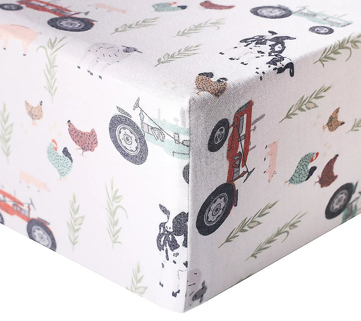 Copper Pearl Farm Crib Sheet - Jo