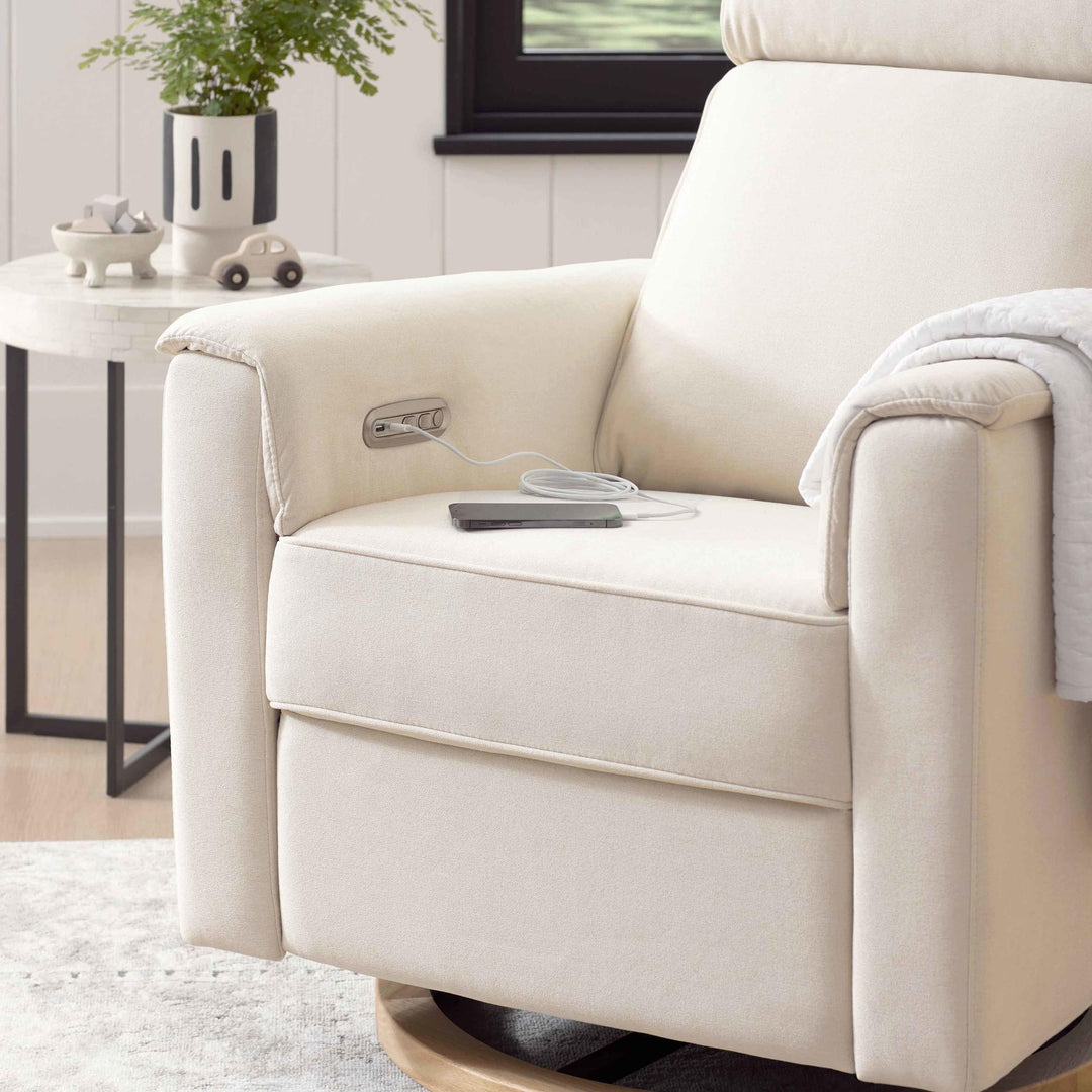 Namesake Willa Plus Power Glider Recliner w/Power Headrest