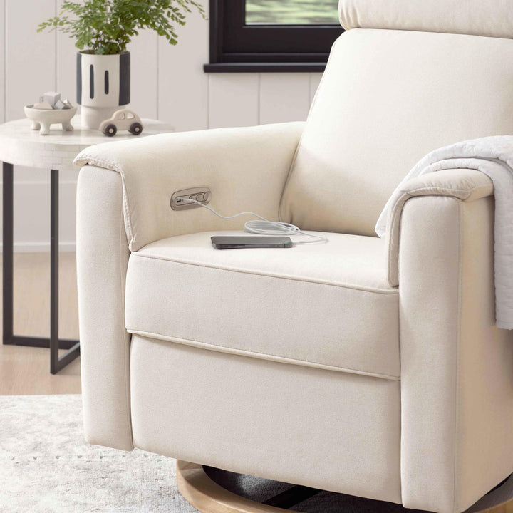 Namesake Willa Plus Power Glider Recliner w/Power Headrest