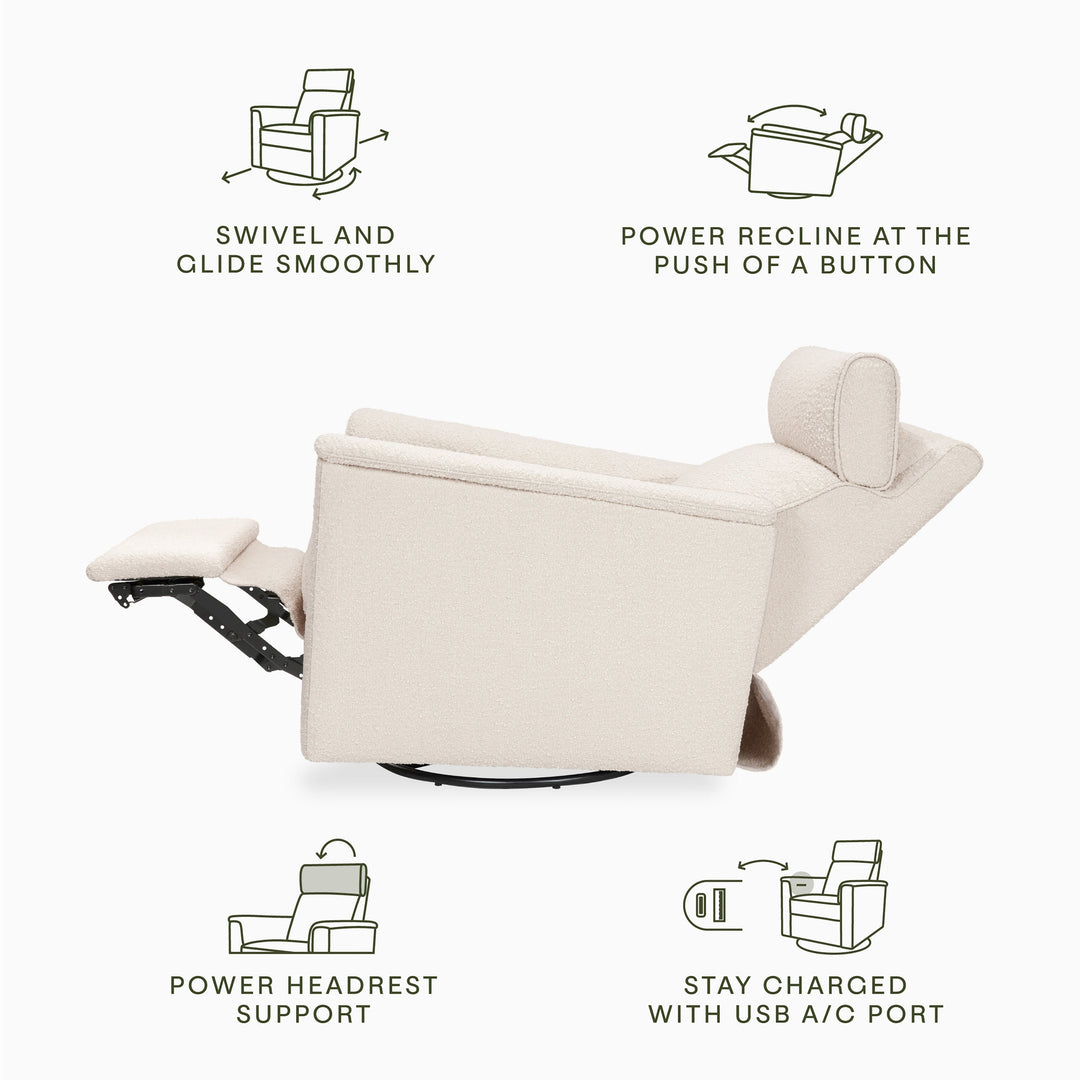 Namesake Willa Plus Power Glider Recliner w/Power Headrest