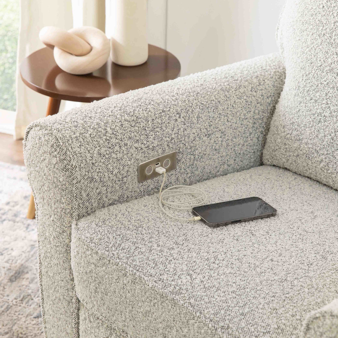 Monogram by Namesake Monroe Power Recliner and Swivel Glider in Boucle