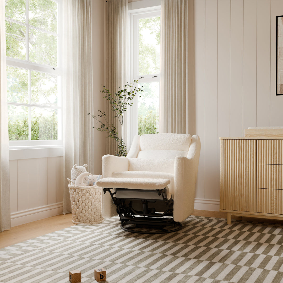 Babyletto Kiwi Plus Power Recliner and Swivel Glider with Power Adjustable Headrest and USB Port