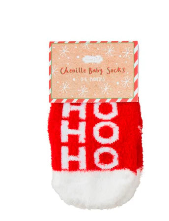 Holiday Chenille Socks