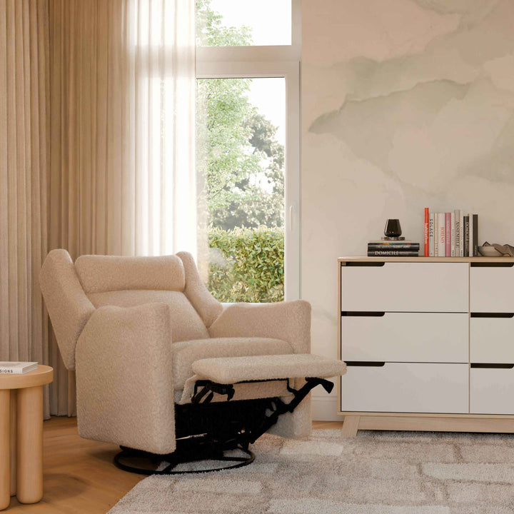 Babyletto Kiwi Plus Power Recliner and Swivel Glider with Power Adjustable Headrest and USB Port