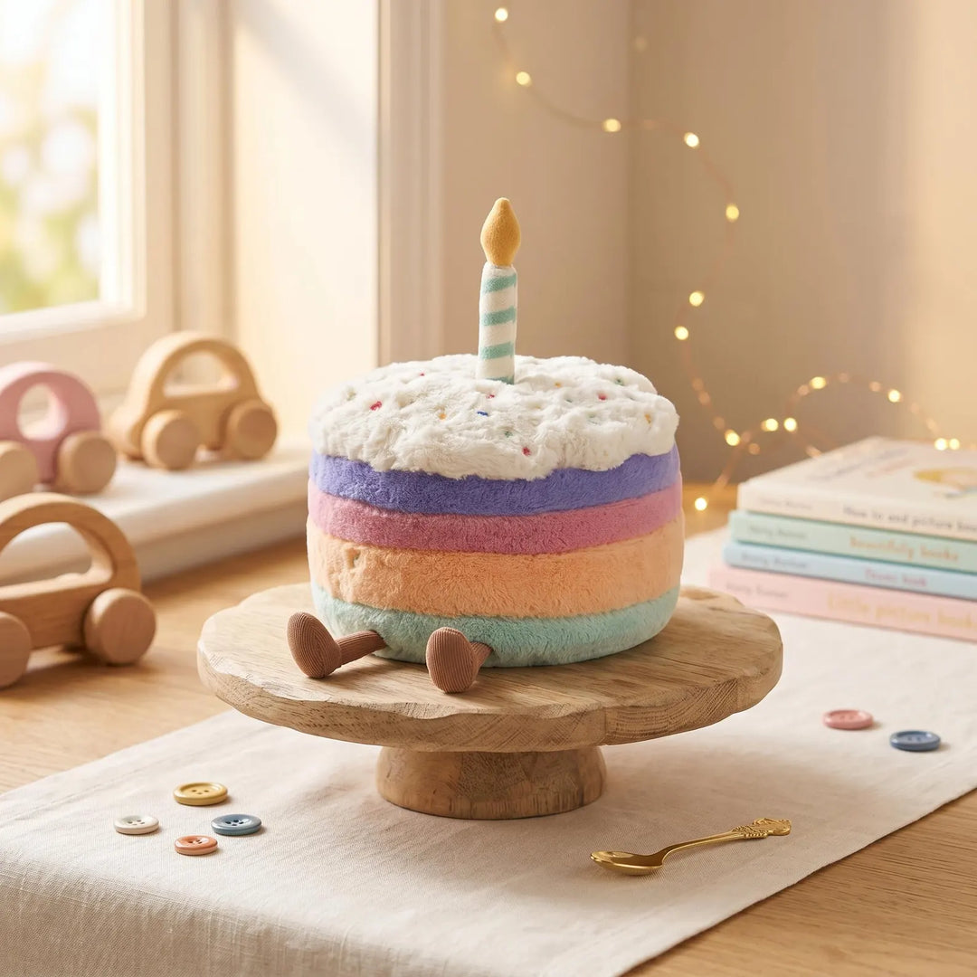 Jellycat Amuseables Rainbow Birthday Cake - Medium