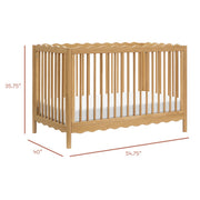 Baby Letto Swell 4-in 1 Convertible Crib/W Toddler Rail