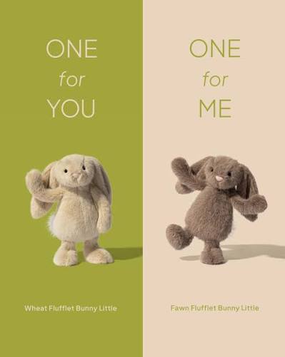 Jellycat Fawn Flufflet Bunny