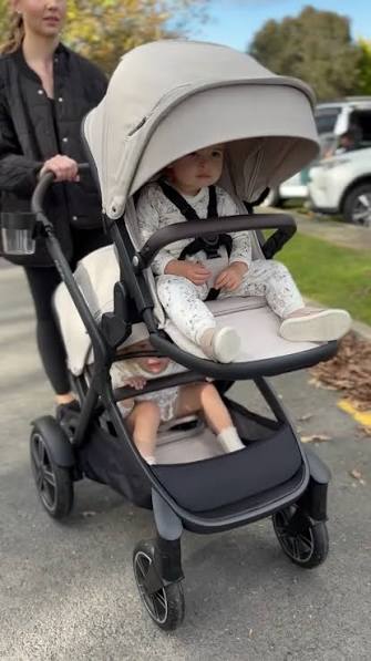Nuna DEMI Next Stroller + Rider Board