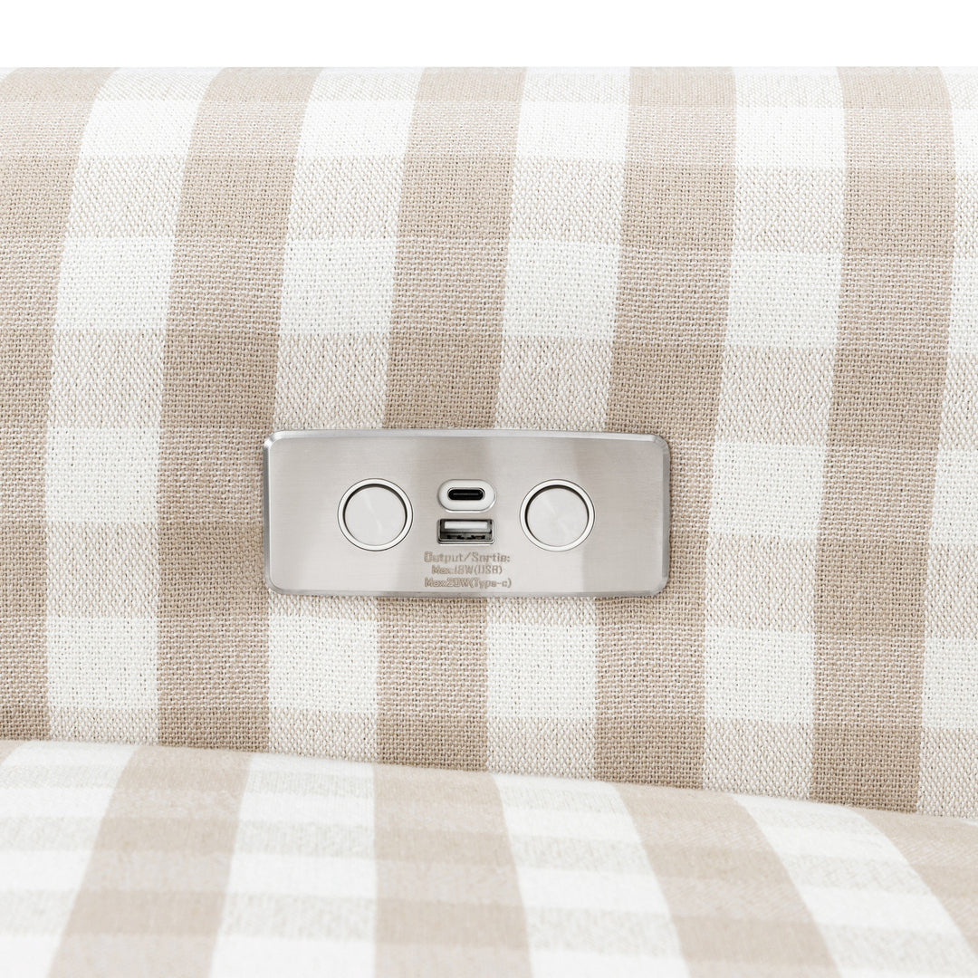 Monogram by Namesake Monroe Power Recliner and Swivel Glider