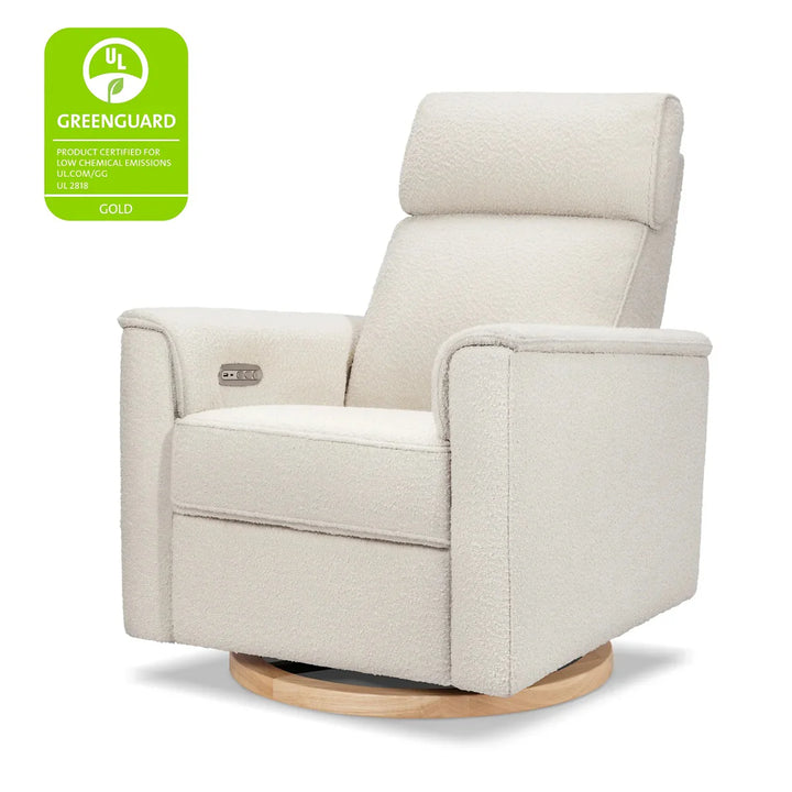 SALE! Monogram by Namesake Willa Power Recliner w/ Adjustable Headrest & Wood Base