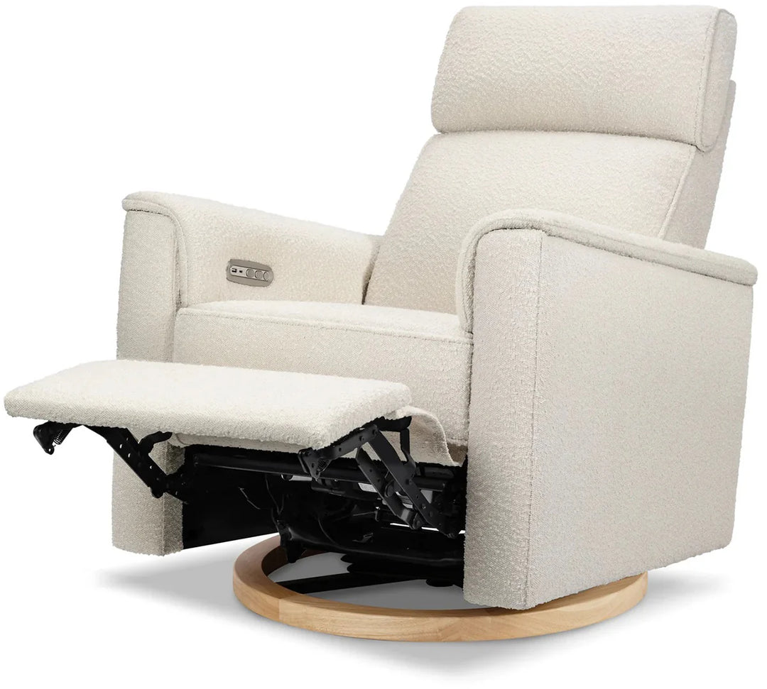 SALE! Monogram by Namesake Willa Power Recliner w/ Adjustable Headrest & Wood Base