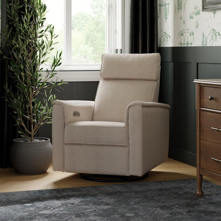 Namesake Willa Plus Power Glider Recliner w/Power Headrest