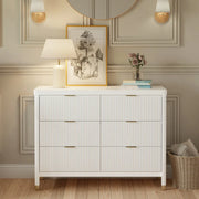 Namesake Brimsley Tambour Classic Crib & 6 Drawer Dresser