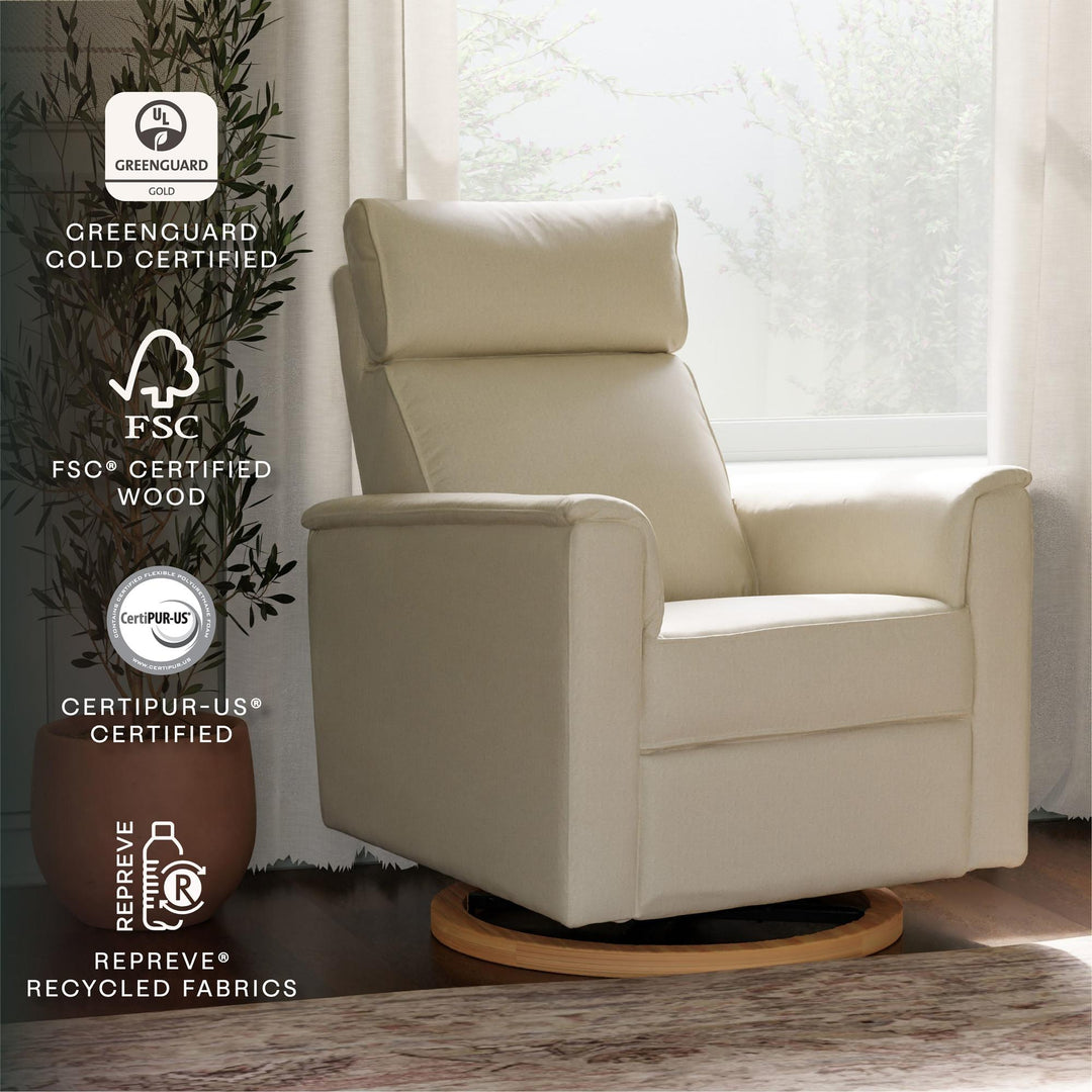 Namesake Willa Plus Power Glider Recliner w/Power Headrest