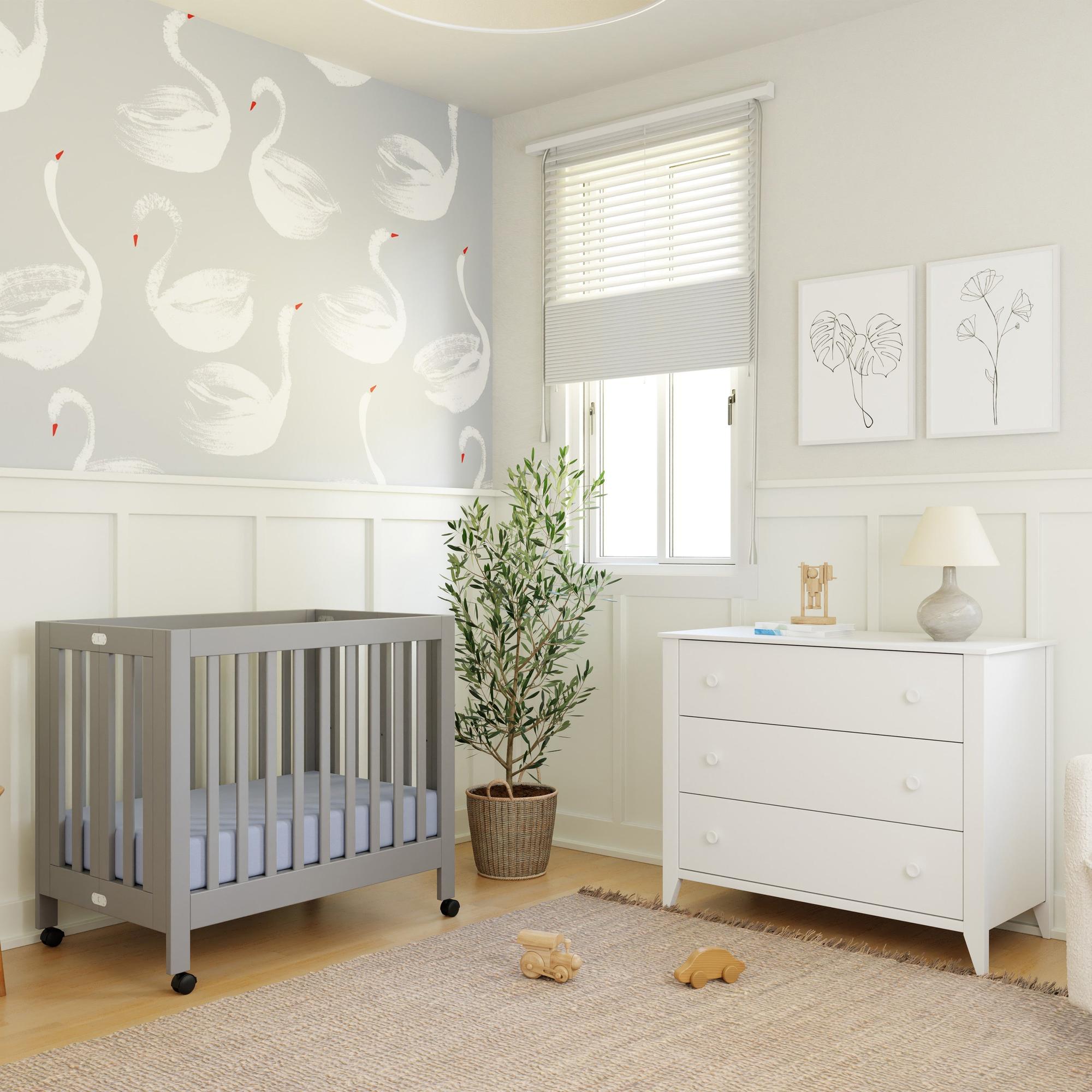 Babyletto Origami Mini Crib – Baby Grand