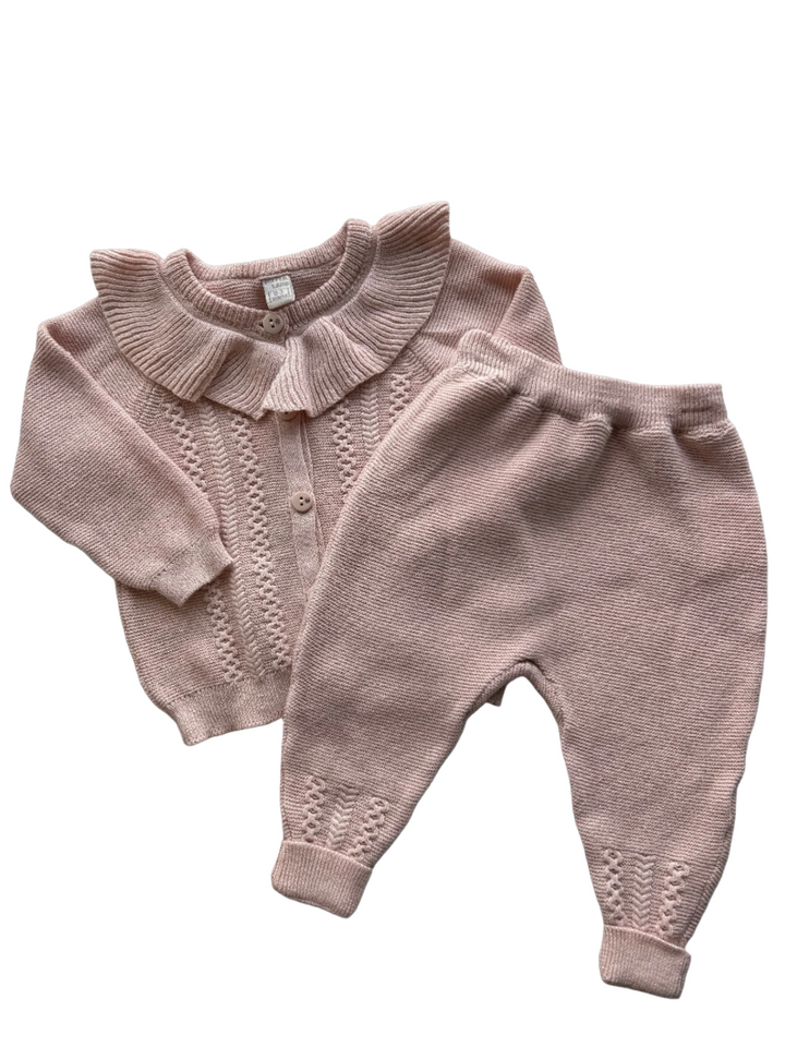 Pink Knit Two Piece Set Take Me Home Set