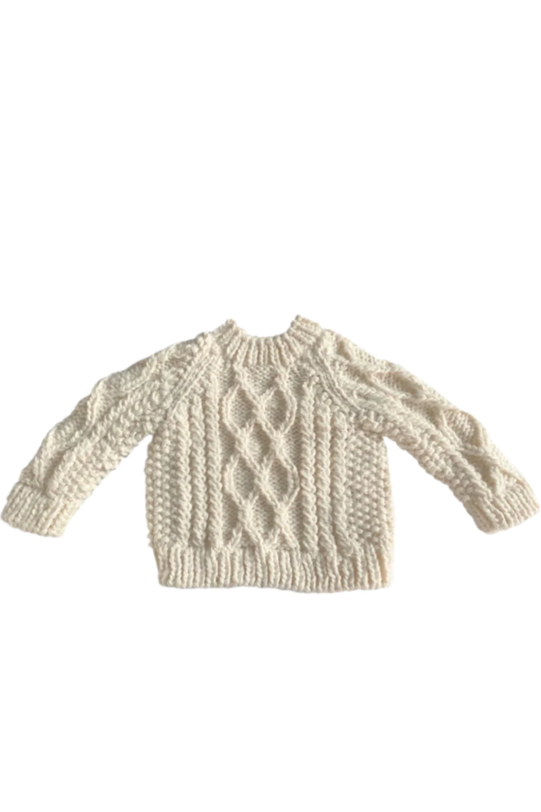 Blueberry Hill Cream Fisherman Knit Sweater