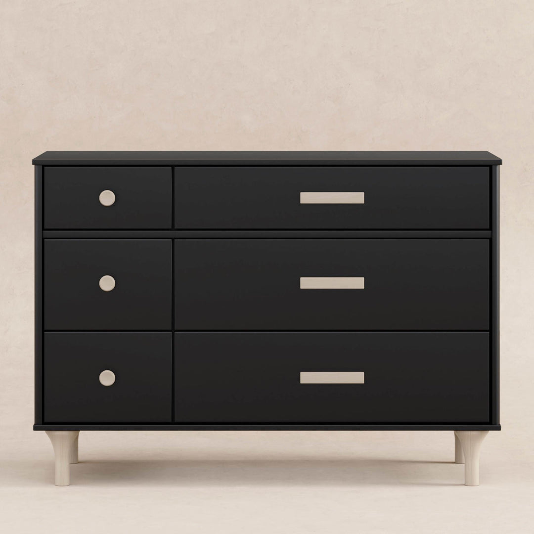 babyletto black dresser Babyletto Bondi 6-Drawer Assembled Dresser Black
