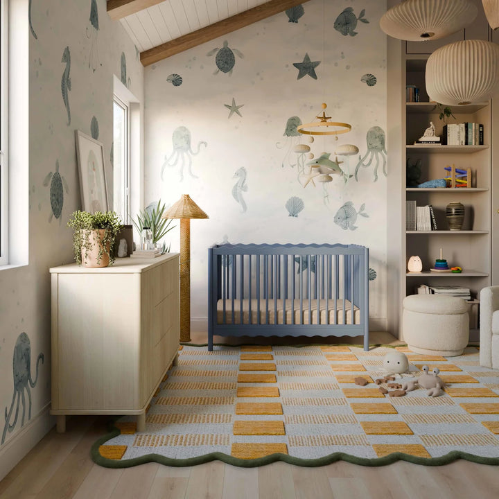 Babyletto Swell 4-in 1 Convertible Crib/W Toddler Rail