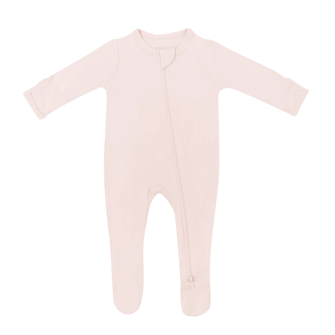 Kyte Baby Zippered Footie - Blush Kyte Baby Zippered Footie - Blush