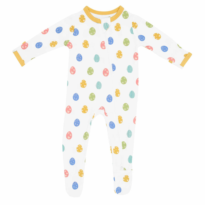 Kyte Baby Zippered Footie - Spring Egg
