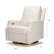 Namesake Crewe Electric Swivel Glider Recliner