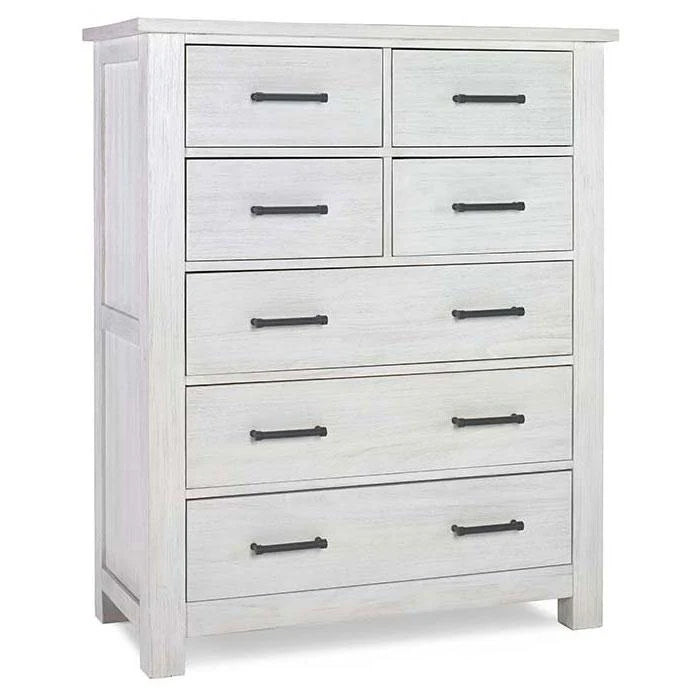 Dolce 7 Drawer Tall Dresser - Seashell White