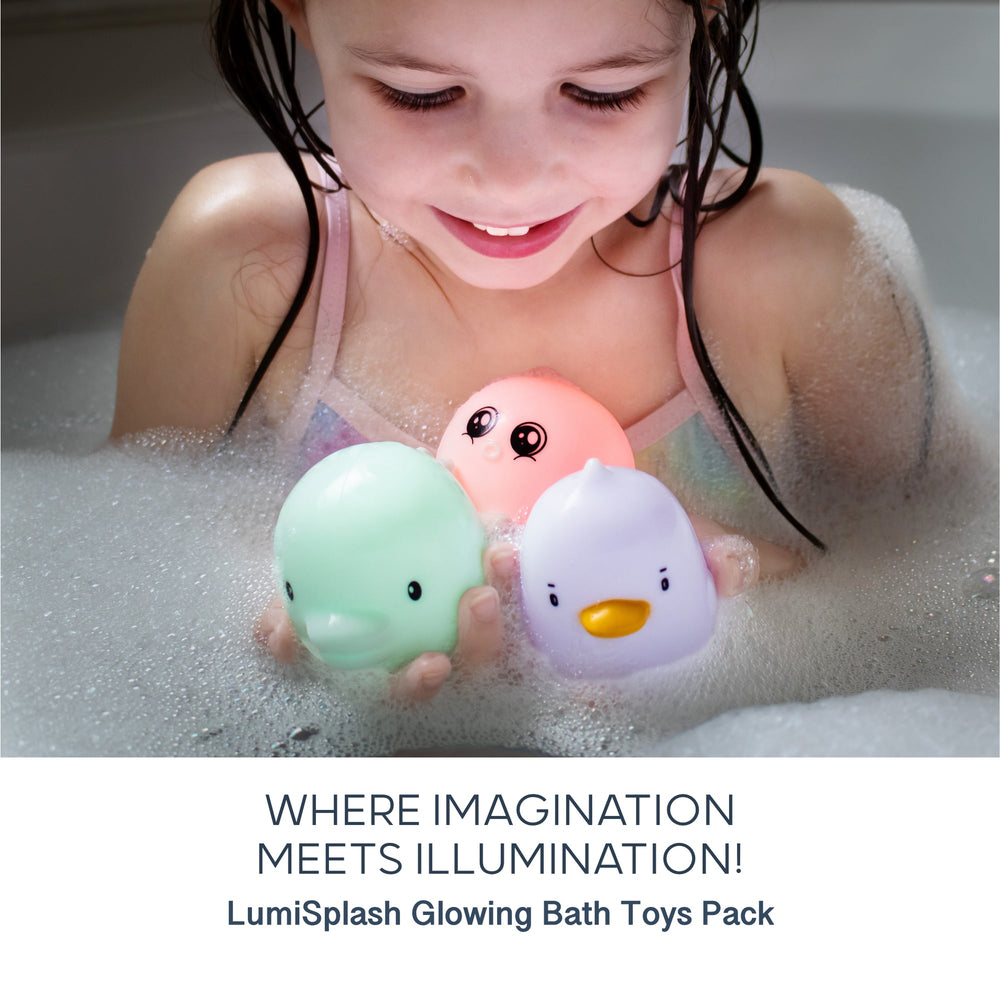LumiSplash Glowing Bath Toys 3pk – Baby Grand - Main Image