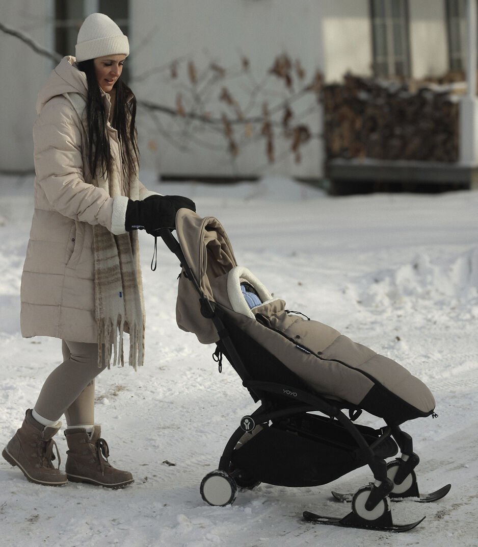 yoyo double stroller attachment Stokke Yoyo Stroller Ski Attachment – Baby Grand