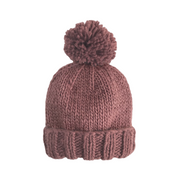 Blueberry Hill Mauve Classic Pom Hat