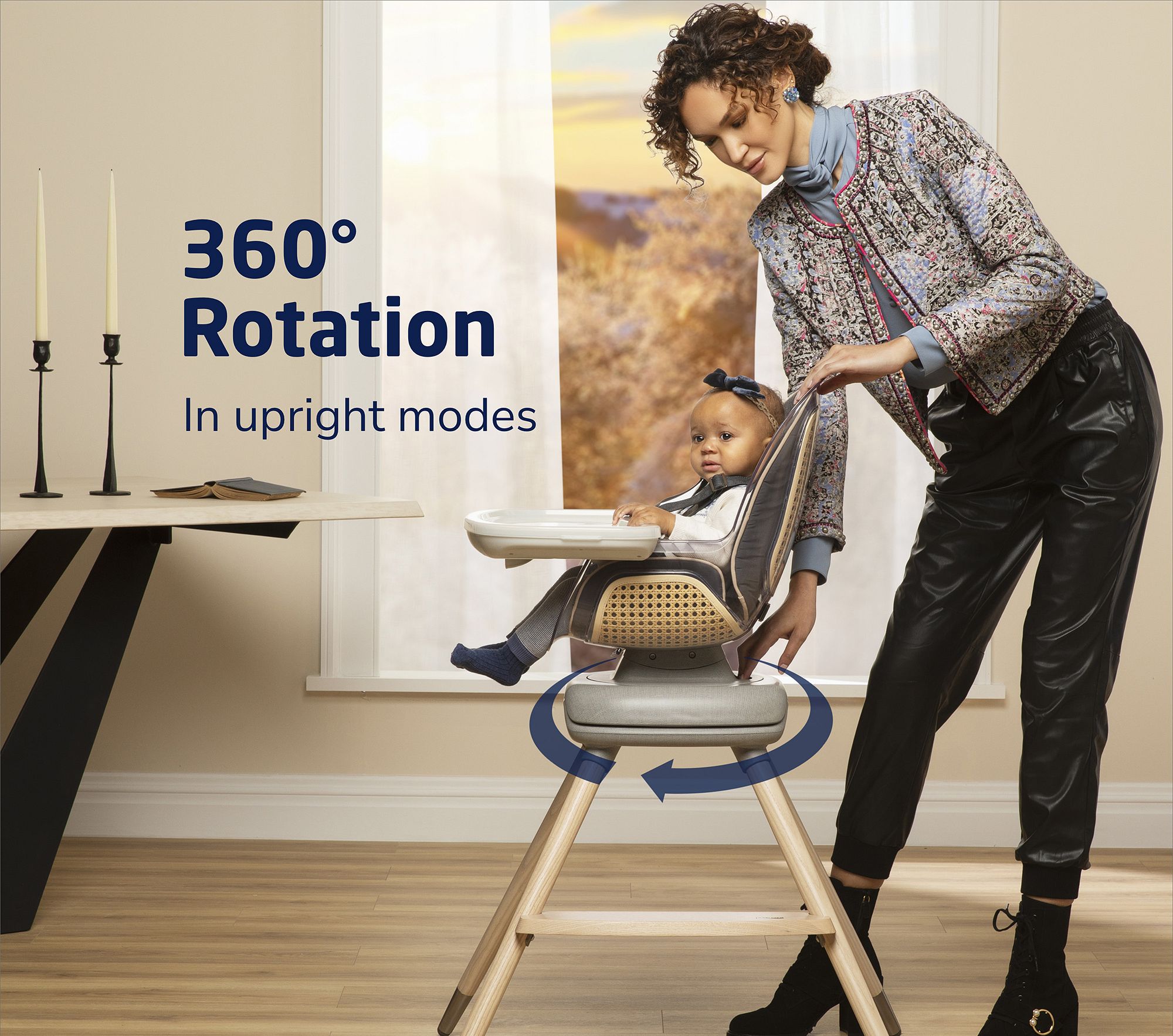 Maxi Cosi Kiskadee 360 Rotating High Chair – Baby Grand
