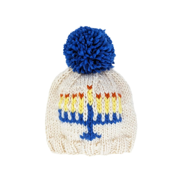 Huggalugs Menorah Beanie Hat