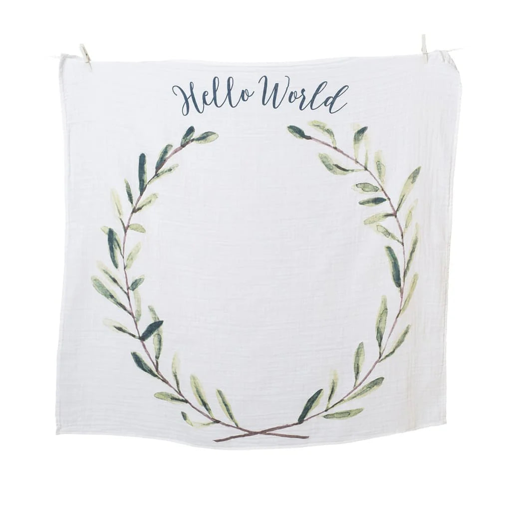 Hello World Milestone Blanket