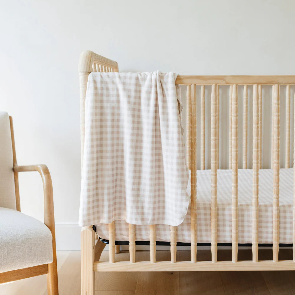 Saranoni Minky Stretch Luxe Crib Sheets