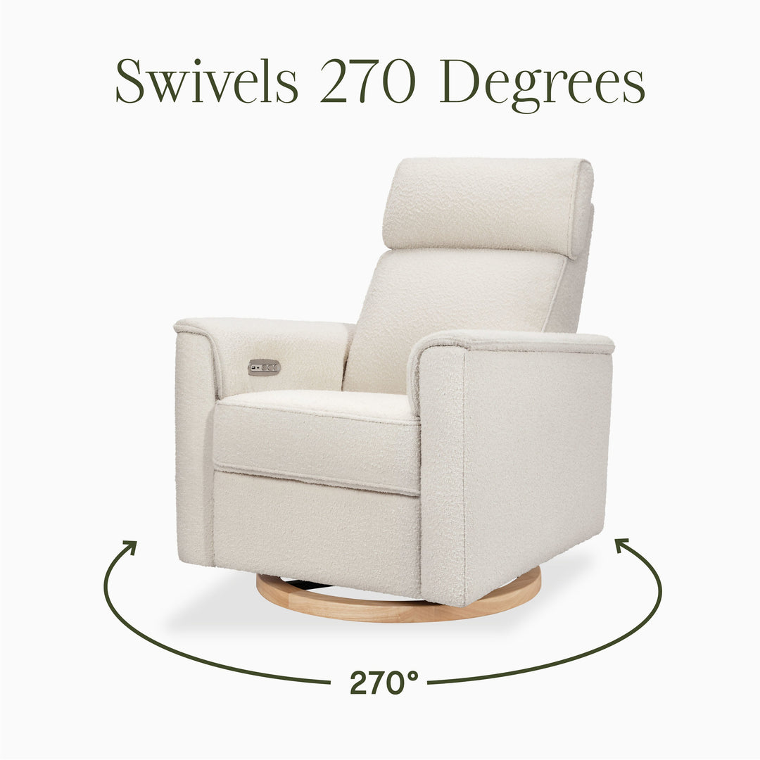 Namesake Willa Plus Power Glider Recliner w/Power Headrest