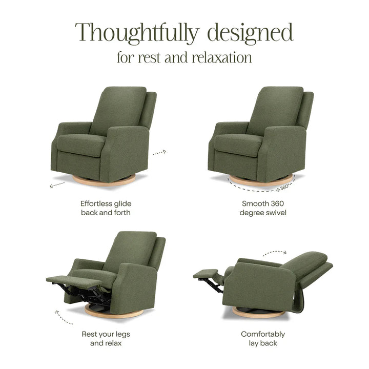 Namesake Crewe Manual Swivel Glider Recliner