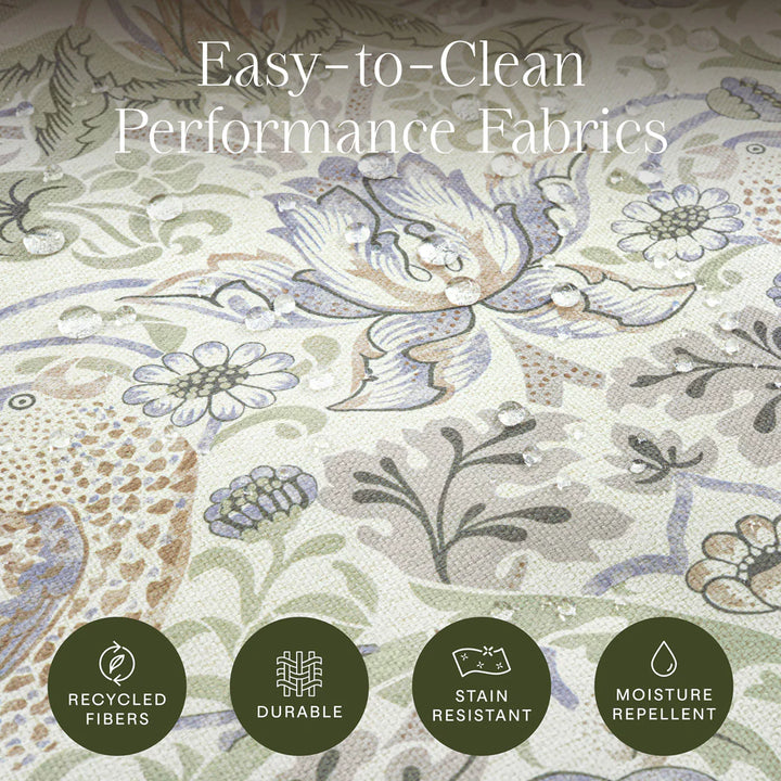 Namesake Crewe Recliner and Swivel Glider-Strawberry Thief in Fig & Thyme