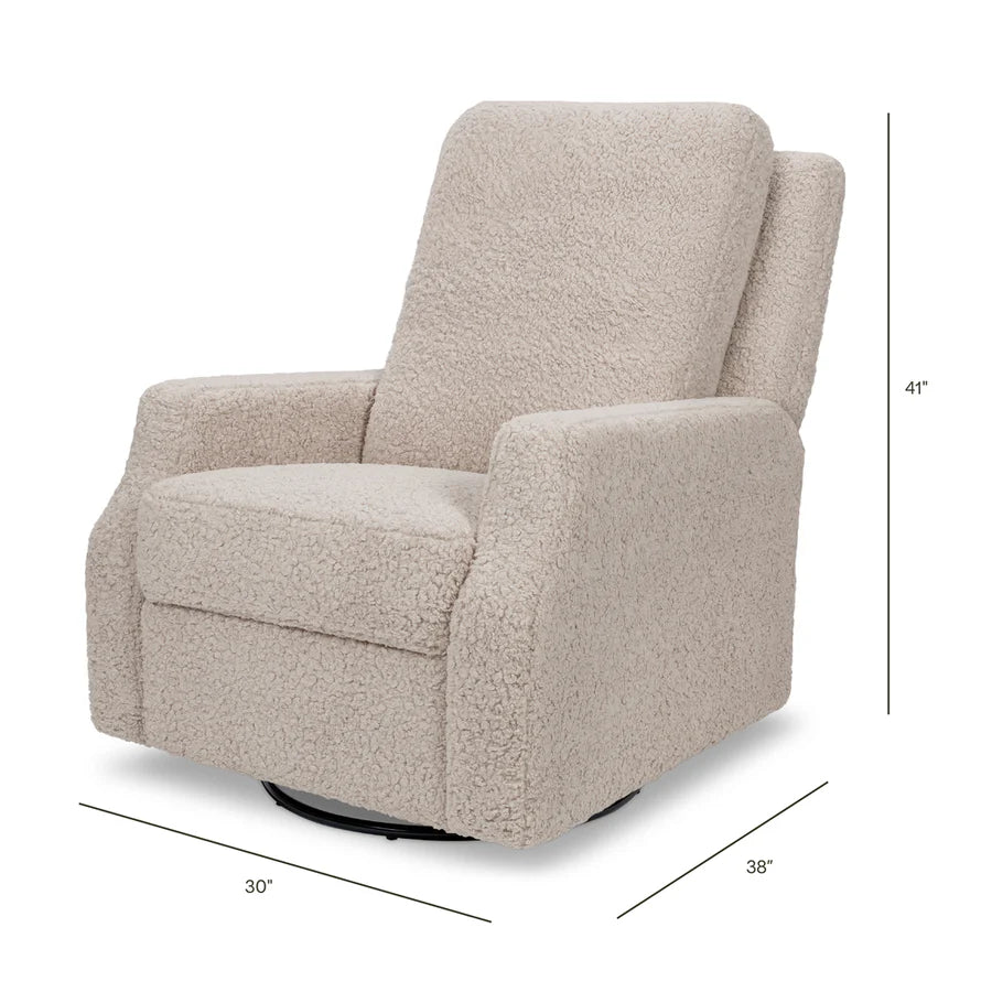 Namesake Crewe Manual Swivel Glider Recliner - Shearling