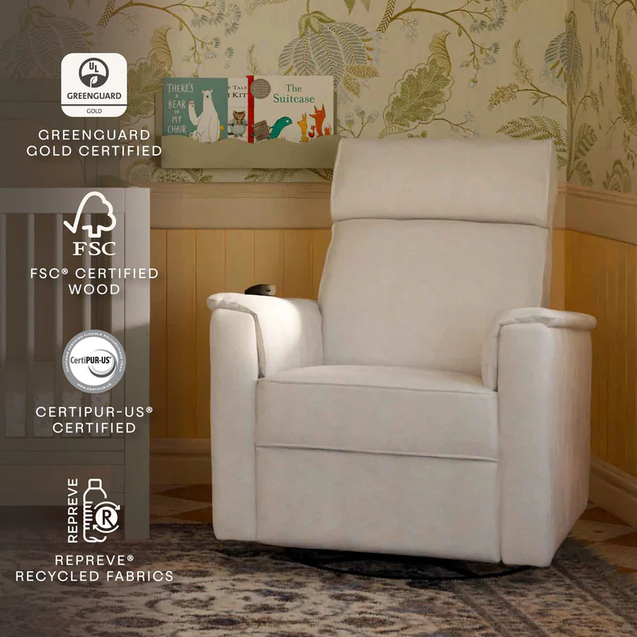 Willa Deluxe Power Glider Recliner w/ Heat & Massage and Lights - NEW!