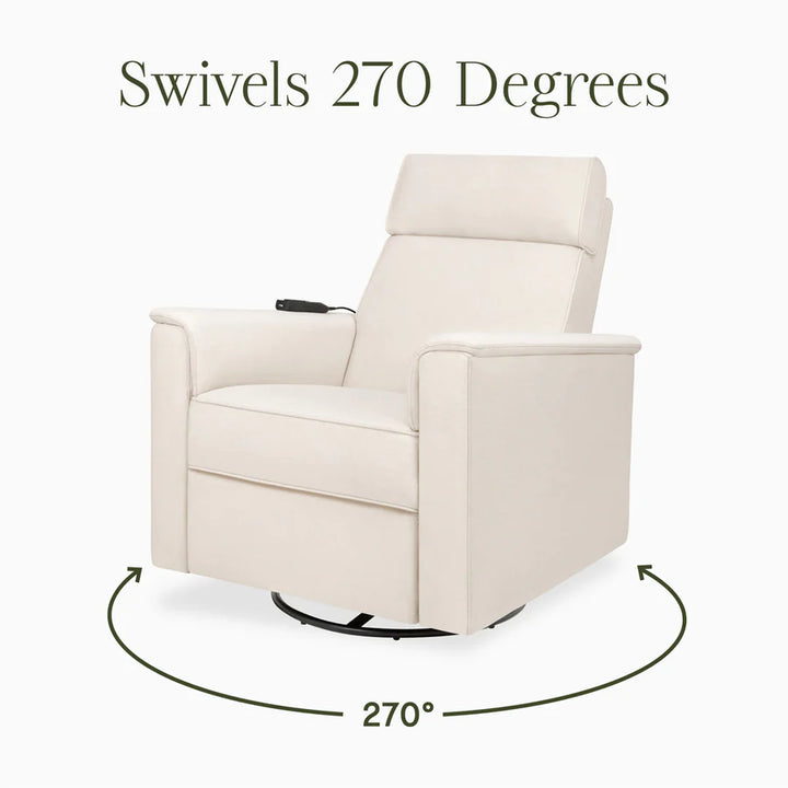 Willa Deluxe Power Glider Recliner w/ Heat & Massage and Lights - NEW!