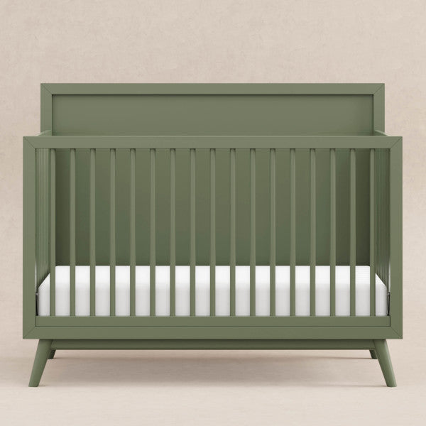 Babyletto Palma 4-in-1 Convertible Crib with Toddler Bed Conversion Kit - Olive