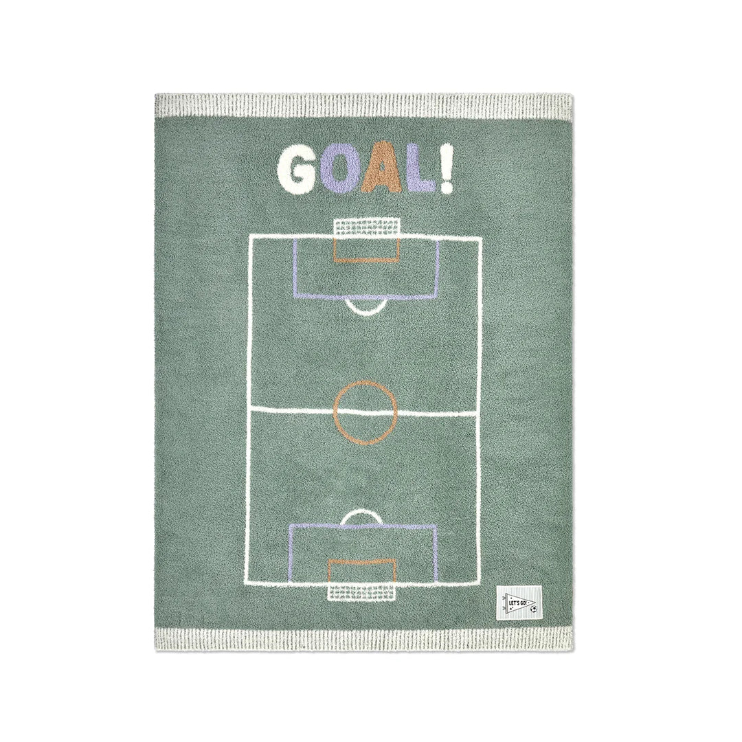 Barefoot Dreams CozyChic - "Goal" Stroller Blanket