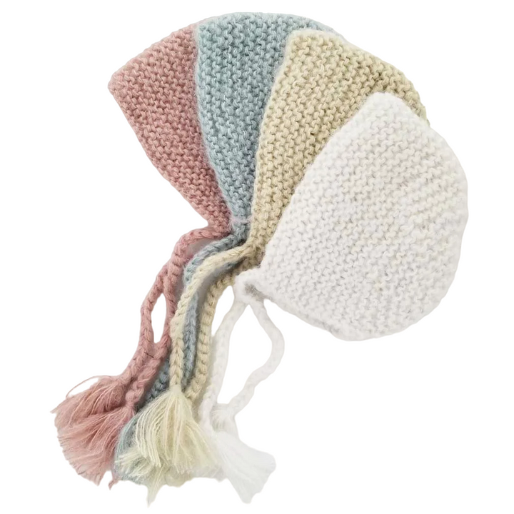 Huggalugs Angora Knit Bonnet - Newborn