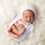 Huggalugs Angora Knit Bonnet - Newborn