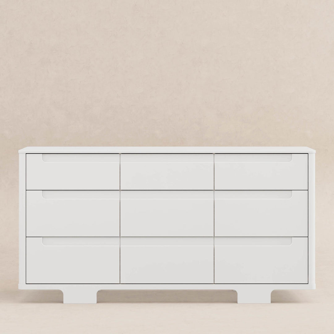 white dresser no handles Babyletto Yuzu 9-Drawer Dresser – Baby Grand