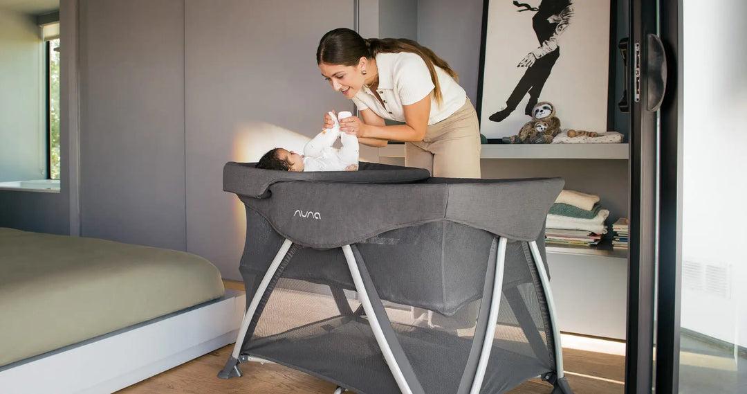 Nuna SENA Aire Playard with Zip-Off Bassinet + Changer