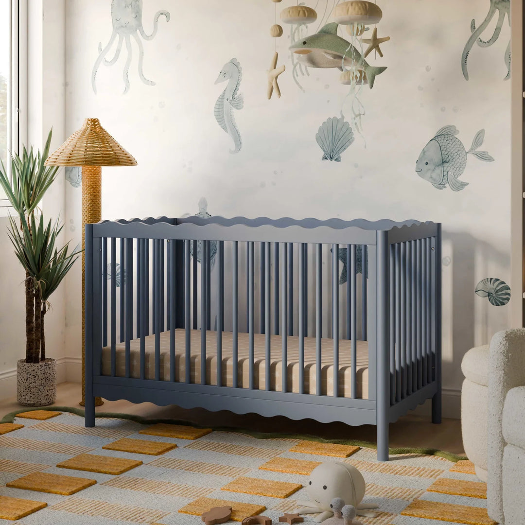 Babyletto Swell 4-in 1 Convertible Crib/W Toddler Rail