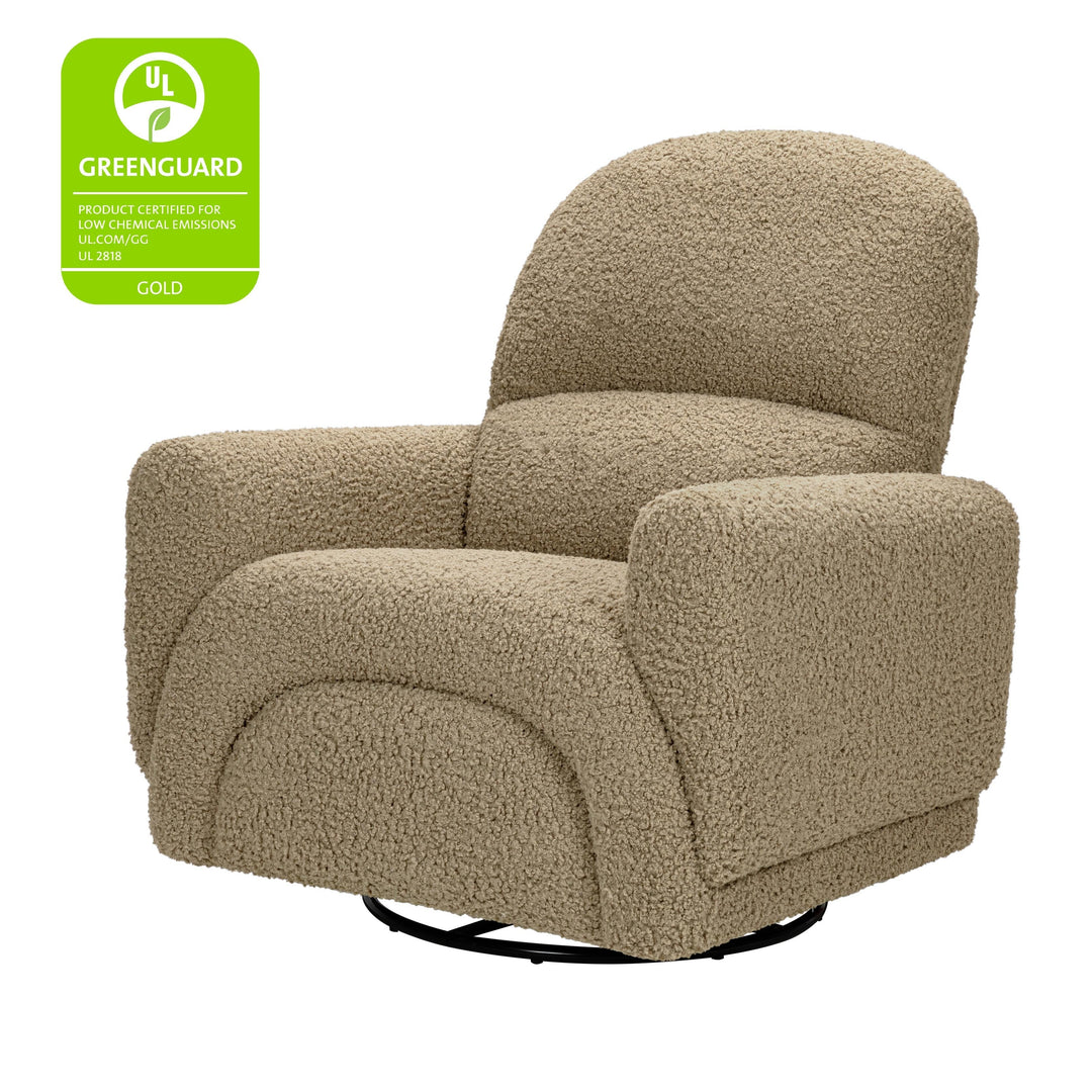 Babyletto Rainbow Recliner and Swivel Glider in Teddy Loop