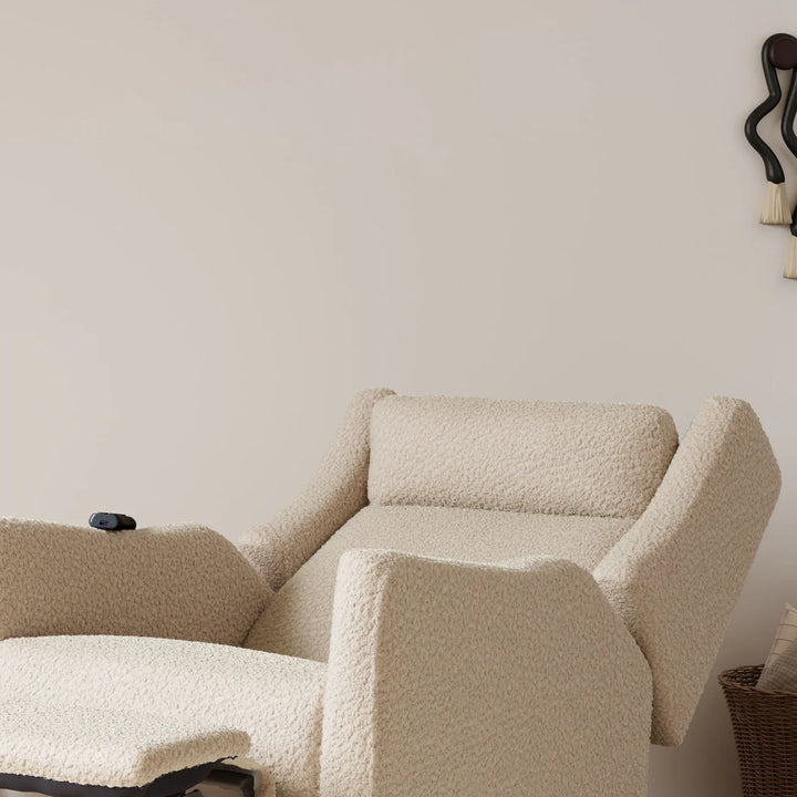 BabyLetto Kiwi Deluxe Power Recliner and Swivel Glider with Heat and Massage